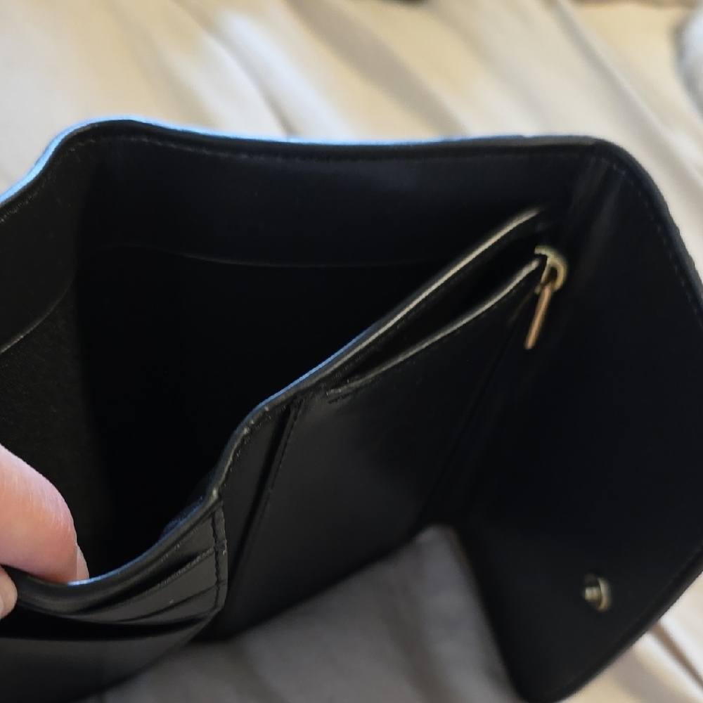 Coach Midnight Blue Textured Wallet - Picture 5 of 5